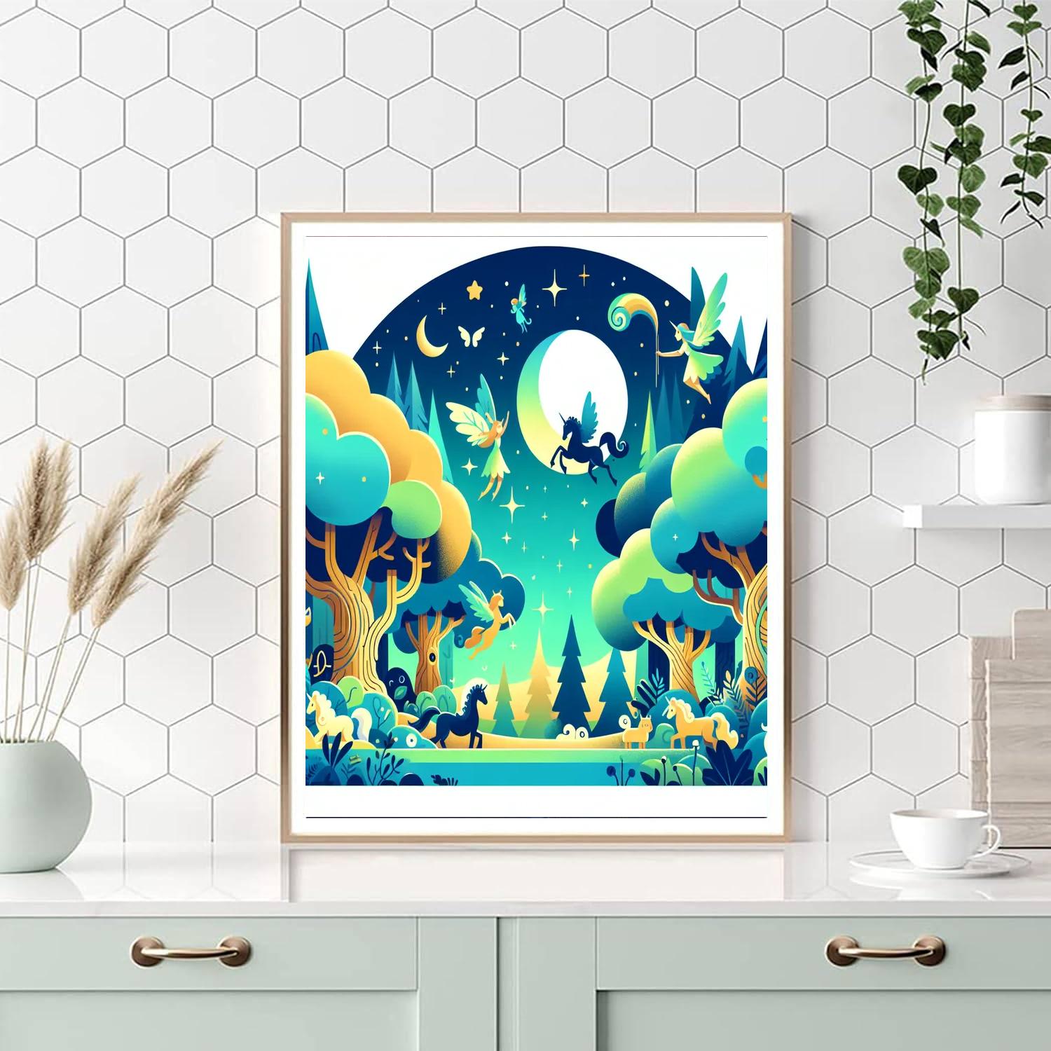 Forest Kingdom Adventure Painting Number Kit