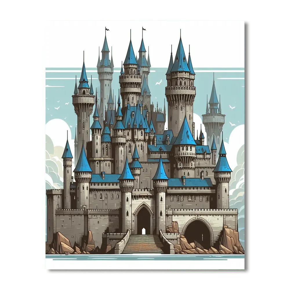 Fantasy Castle Chronicles Paint By Color