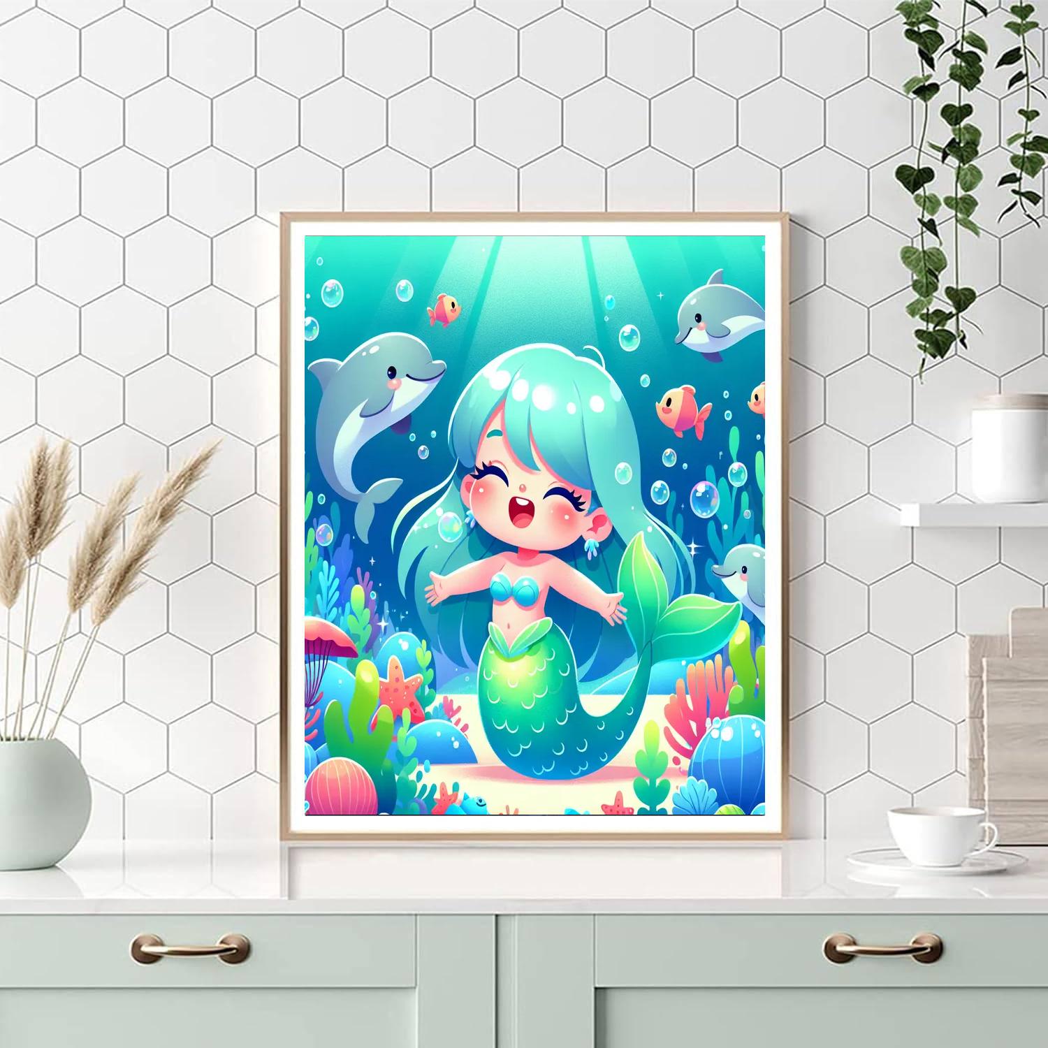 Underwater Kingdom Magic Numbered Painting Kits