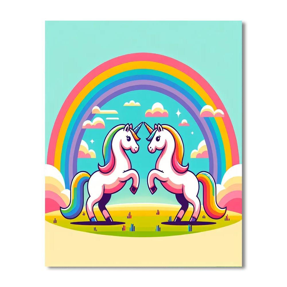 Majestic Unicorn Fields Paint By Numbers Kits