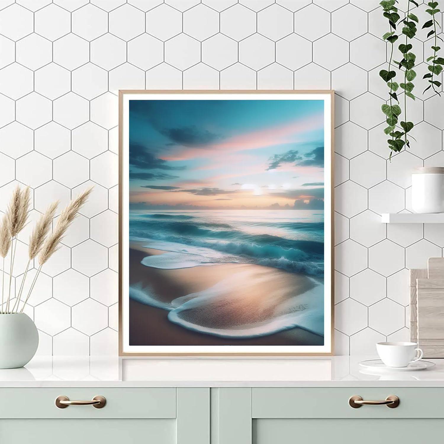 Calming Seaside Escape Numbered Painting Kits