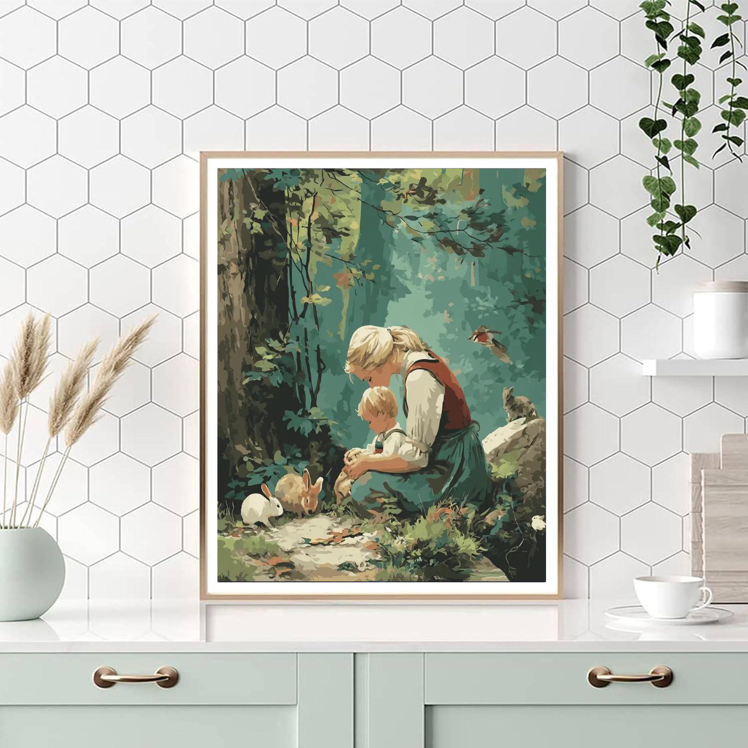 Gentle Guardians DIY Paint By Numbers