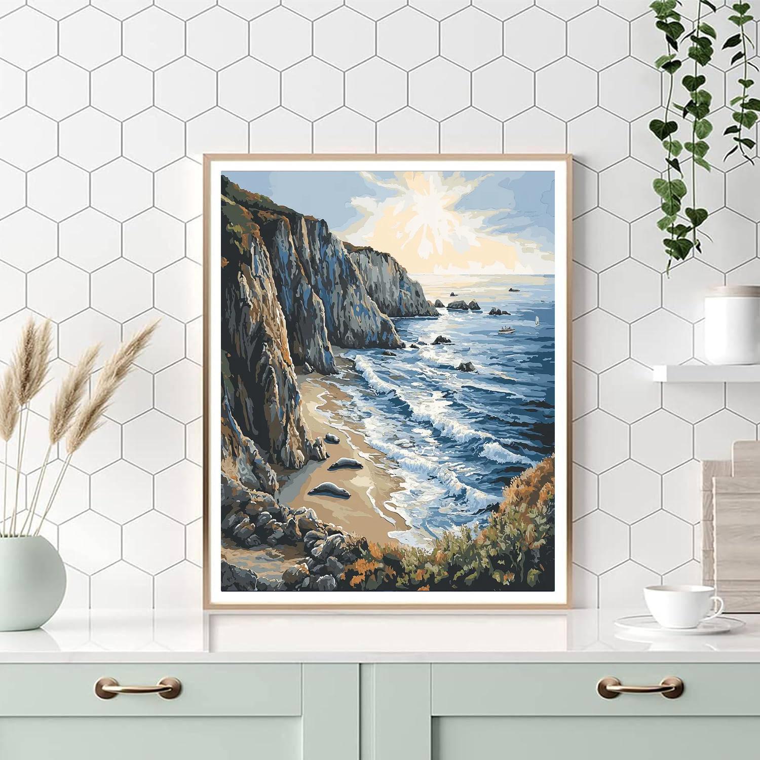 Bodega Bay Number Painting