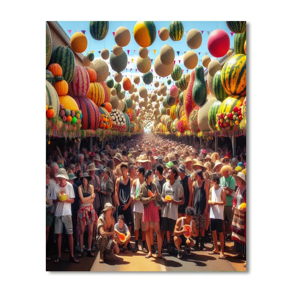 Chinchilla Melon Festival - Queensland Number Painting