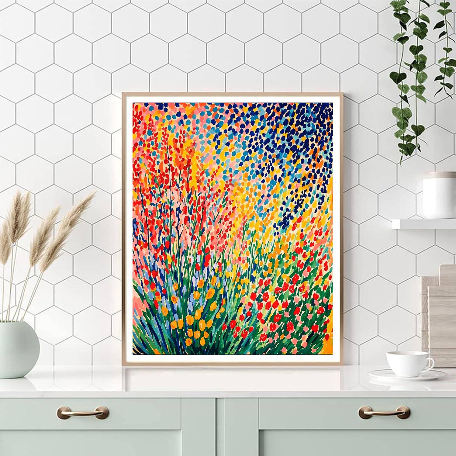 Henri Matisse Inspired Radiant Meadows  Paint By Numbers