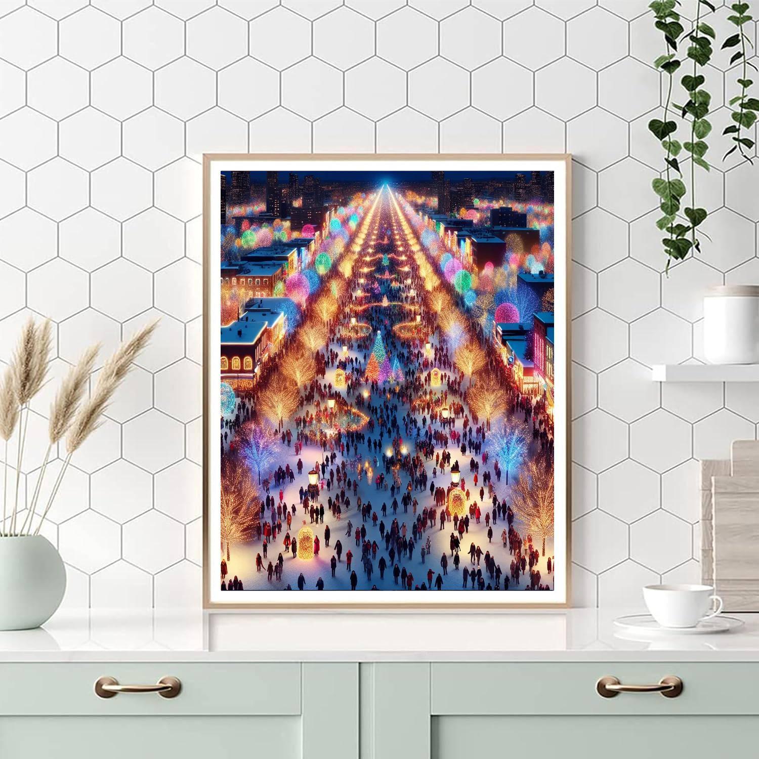 Festival Of Lights - Usa Paint By Numbers Art