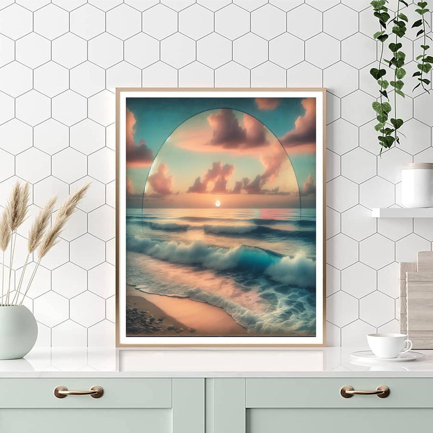 Ethereal Sea Breeze Paint By Numbers Art