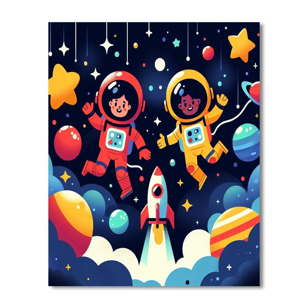 Space Explorers Expedition Painting By Numbers Kit