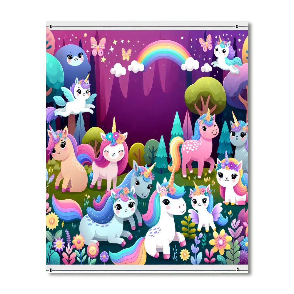 A Day In The Magic Forest DIY Paint By Numbers