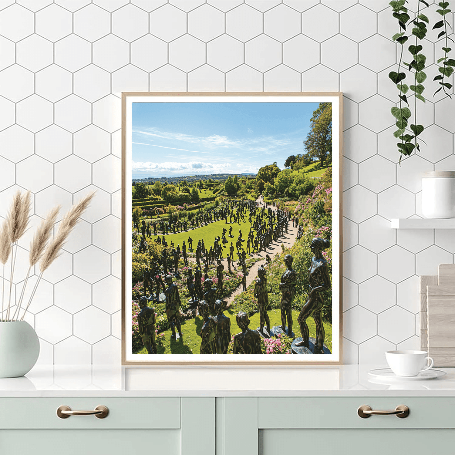 Vigeland Sculpture Park Numbered Painting Kits