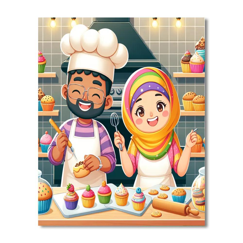 Charming Bakery Paint By Numbers Art