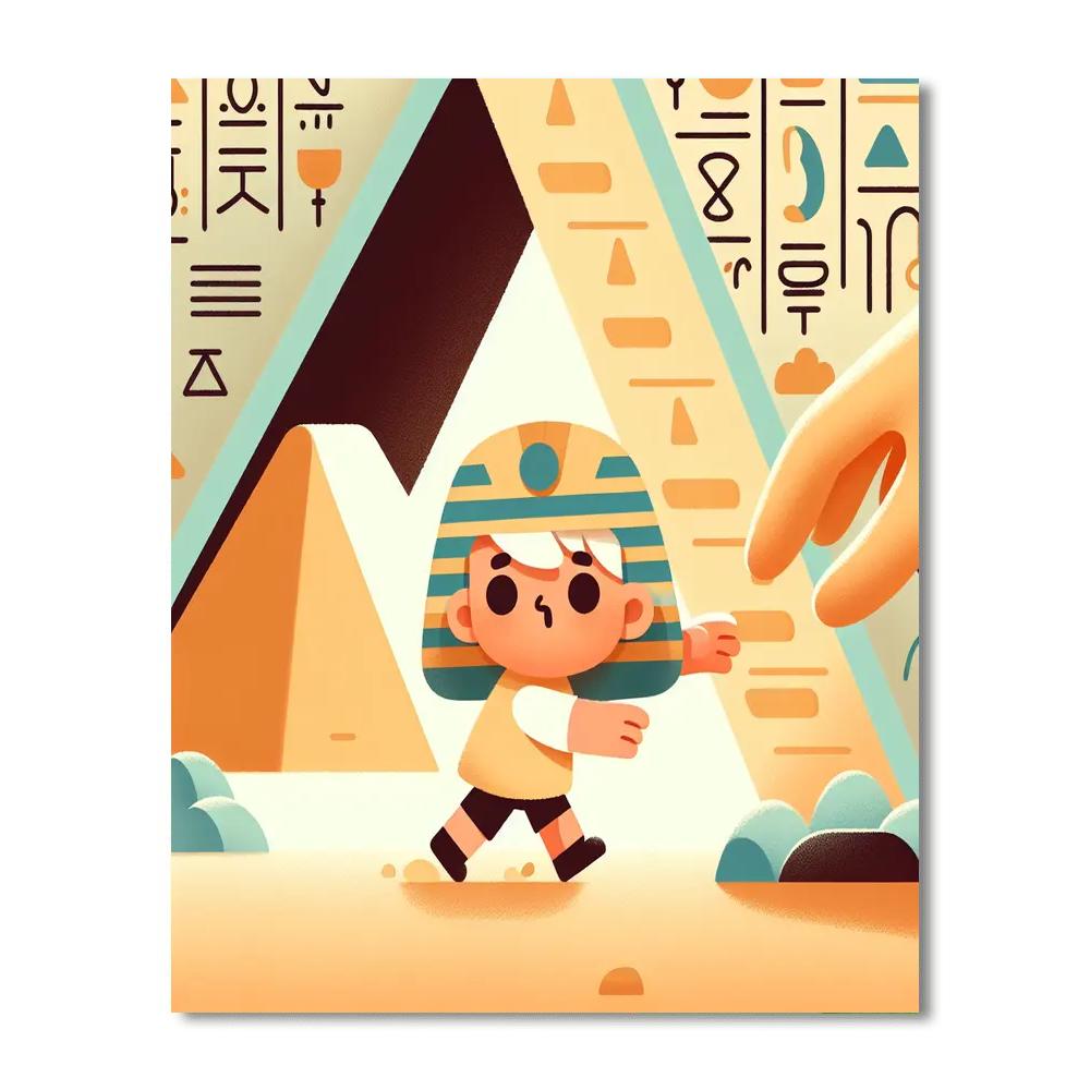Mystery Of The Ancient Egypt Painting By Numbers Kit