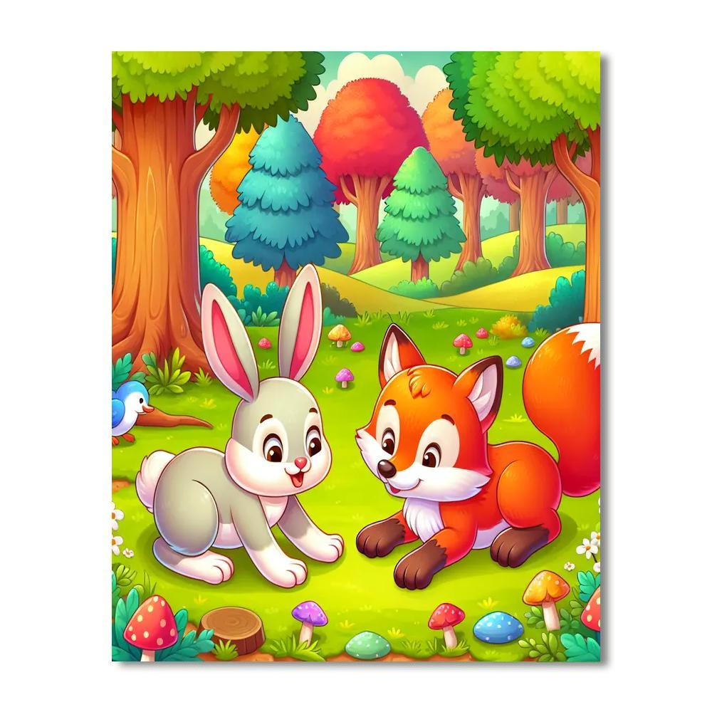 Fantasy Forest Fables Painting By Numbers Kit
