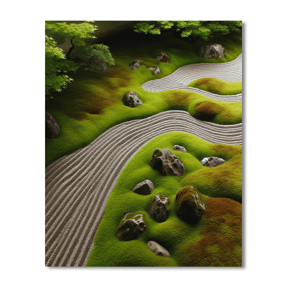 Zen Pathways Painting By Numbers Kit