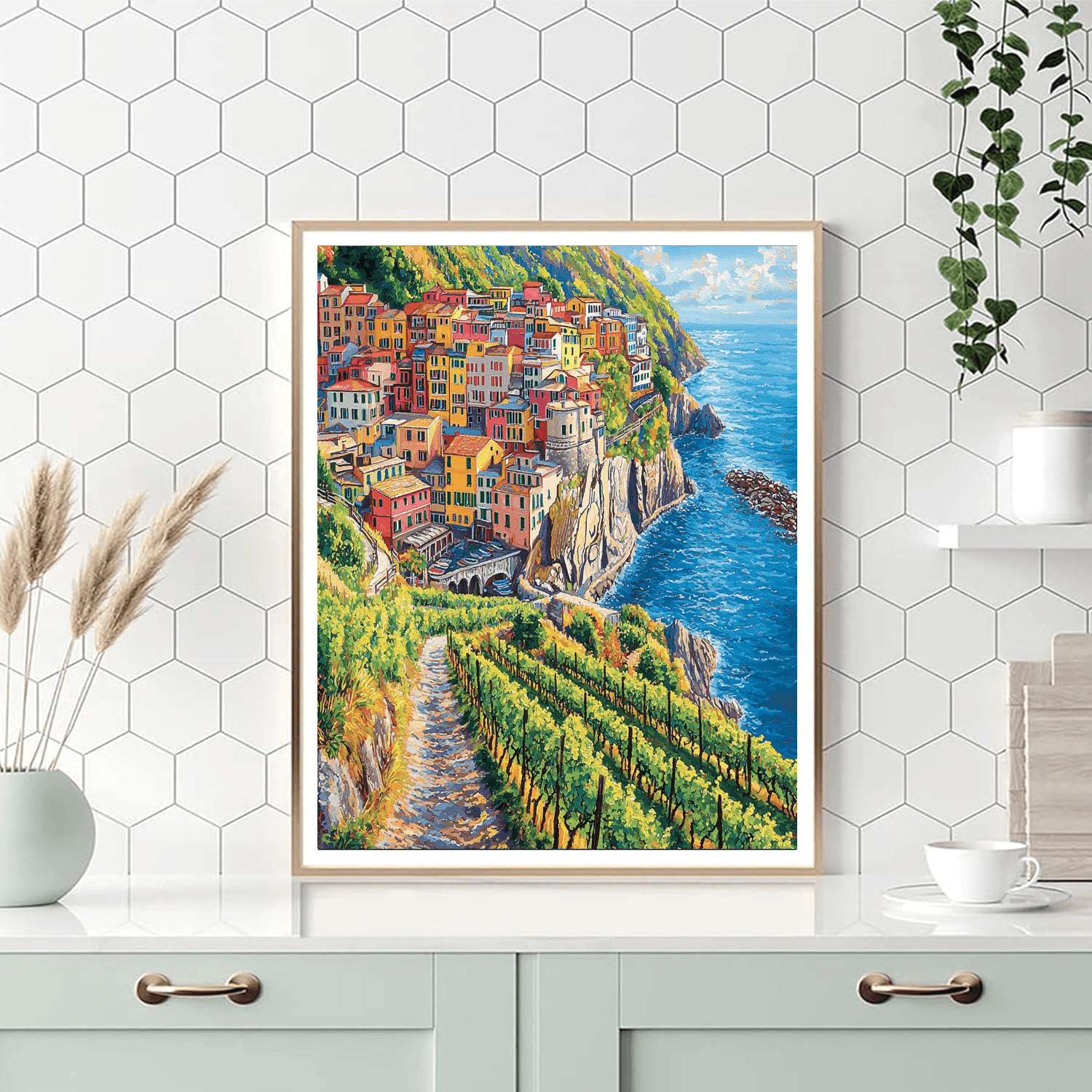 Cinque Terre Coastal Villages Paint By Numbers