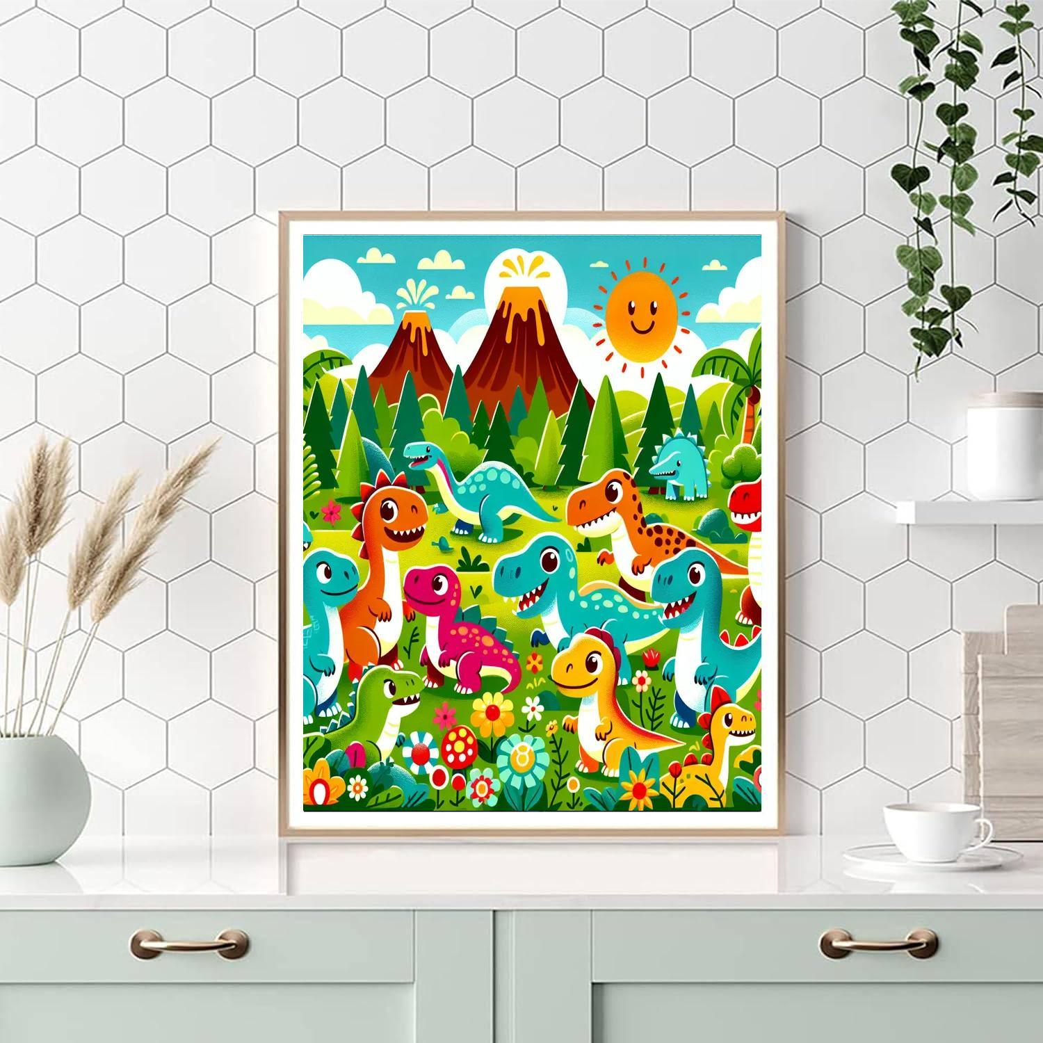 Dino Park Adventure Paint By Color