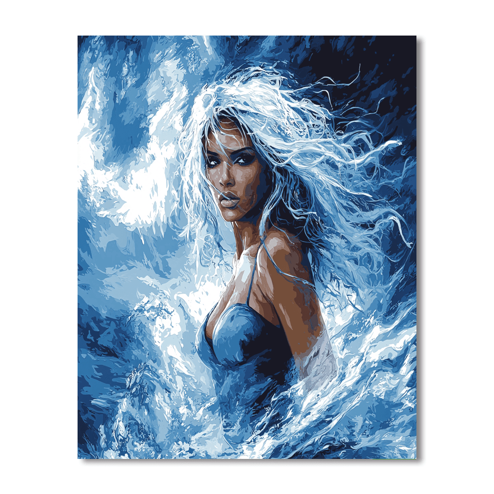 Halle Berry: The Graceful Force Of Storm Paint By Color