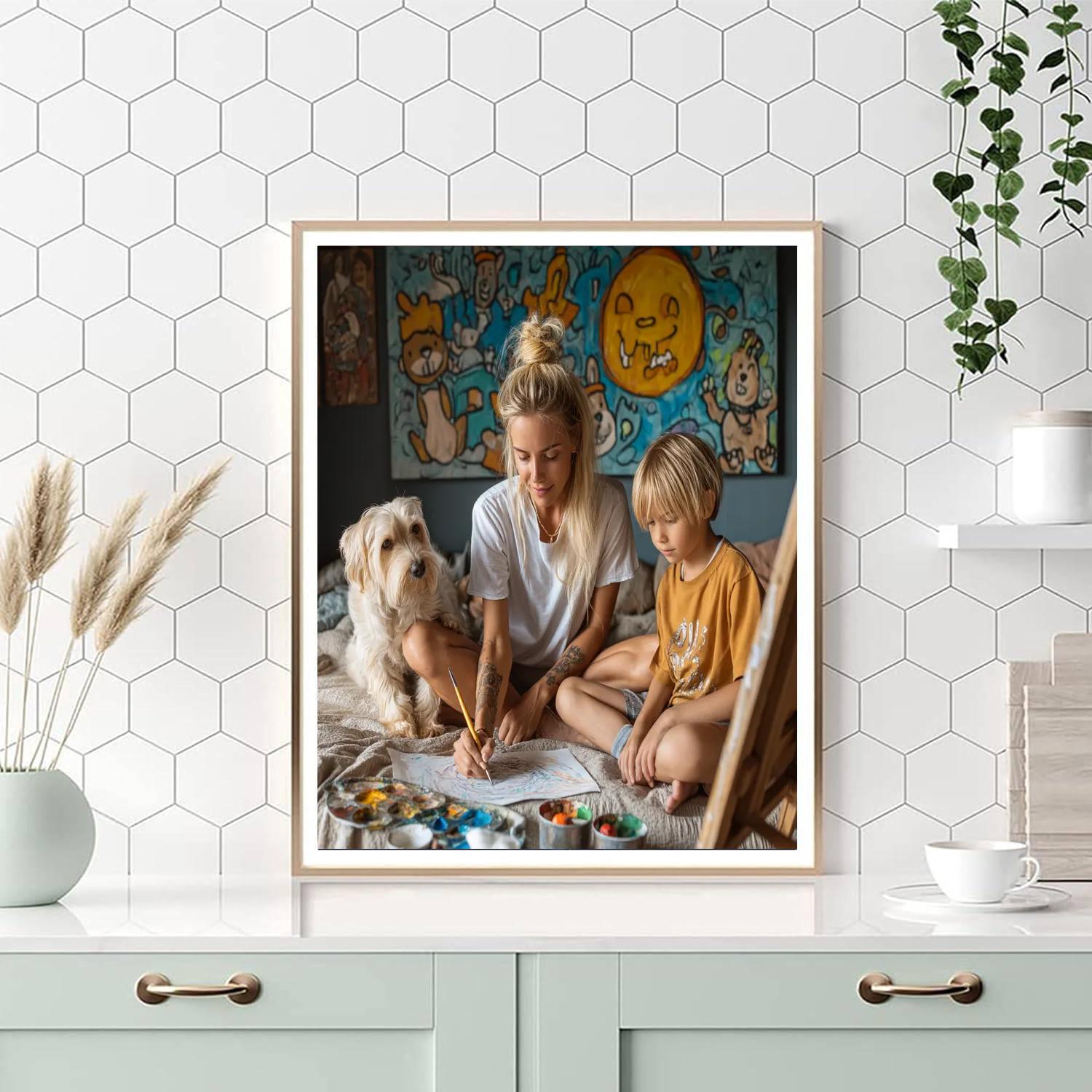 Our Family Portrait Number Painting