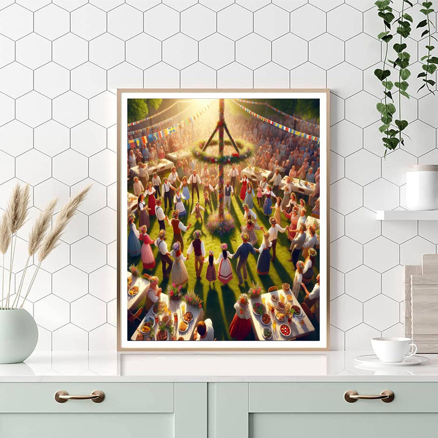 Midsummer Festival - Stockholm, Sweden Paint By Numbers