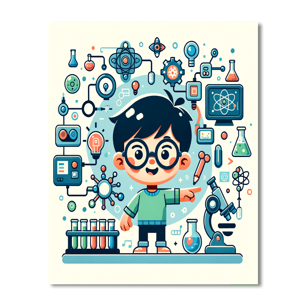 Little Inventors Lab Paint By Number