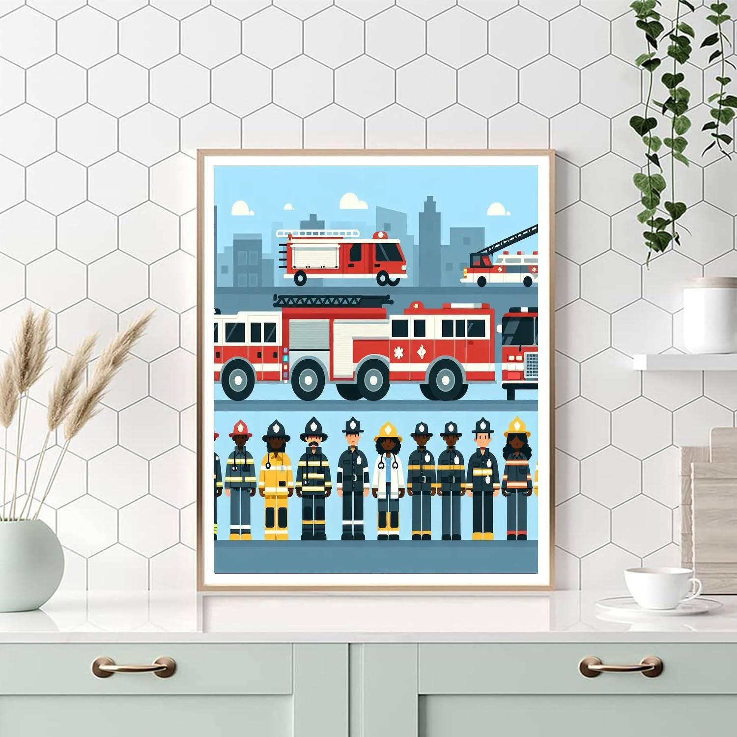 Heroic Rescue Squad Numbered Painting Kits
