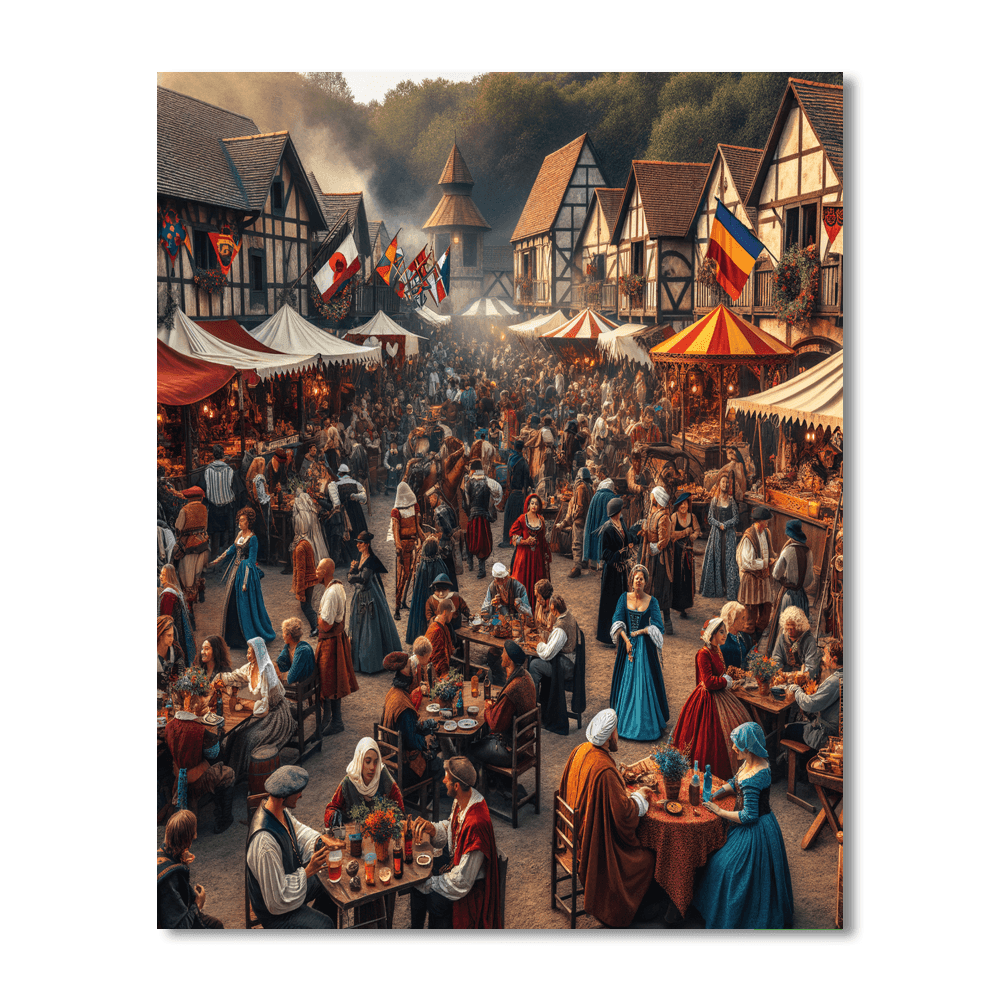 Renaissance Festival Paint By Numbers Kits
