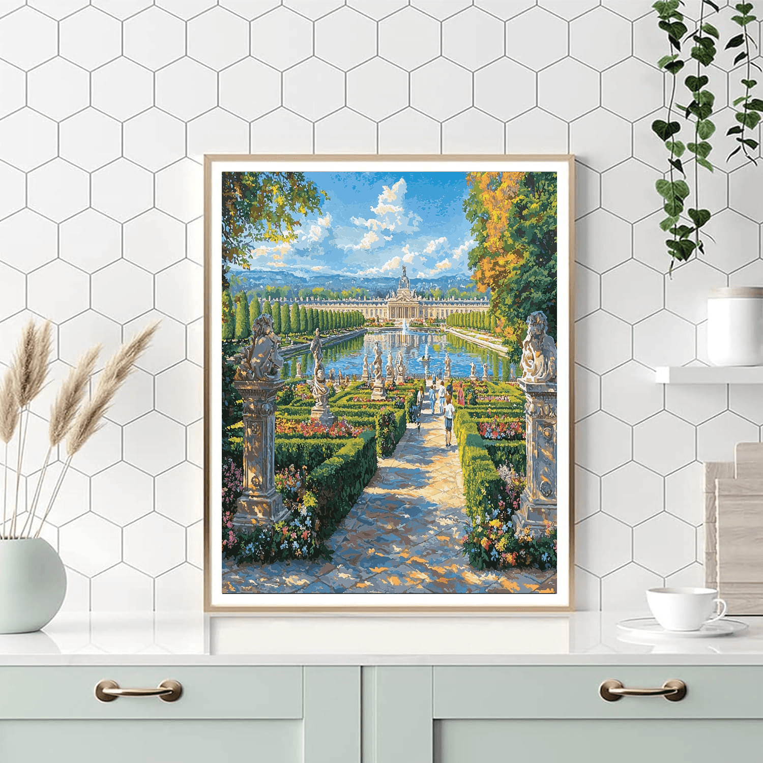 Palace Of Versailles Gardens Paint By Numbers