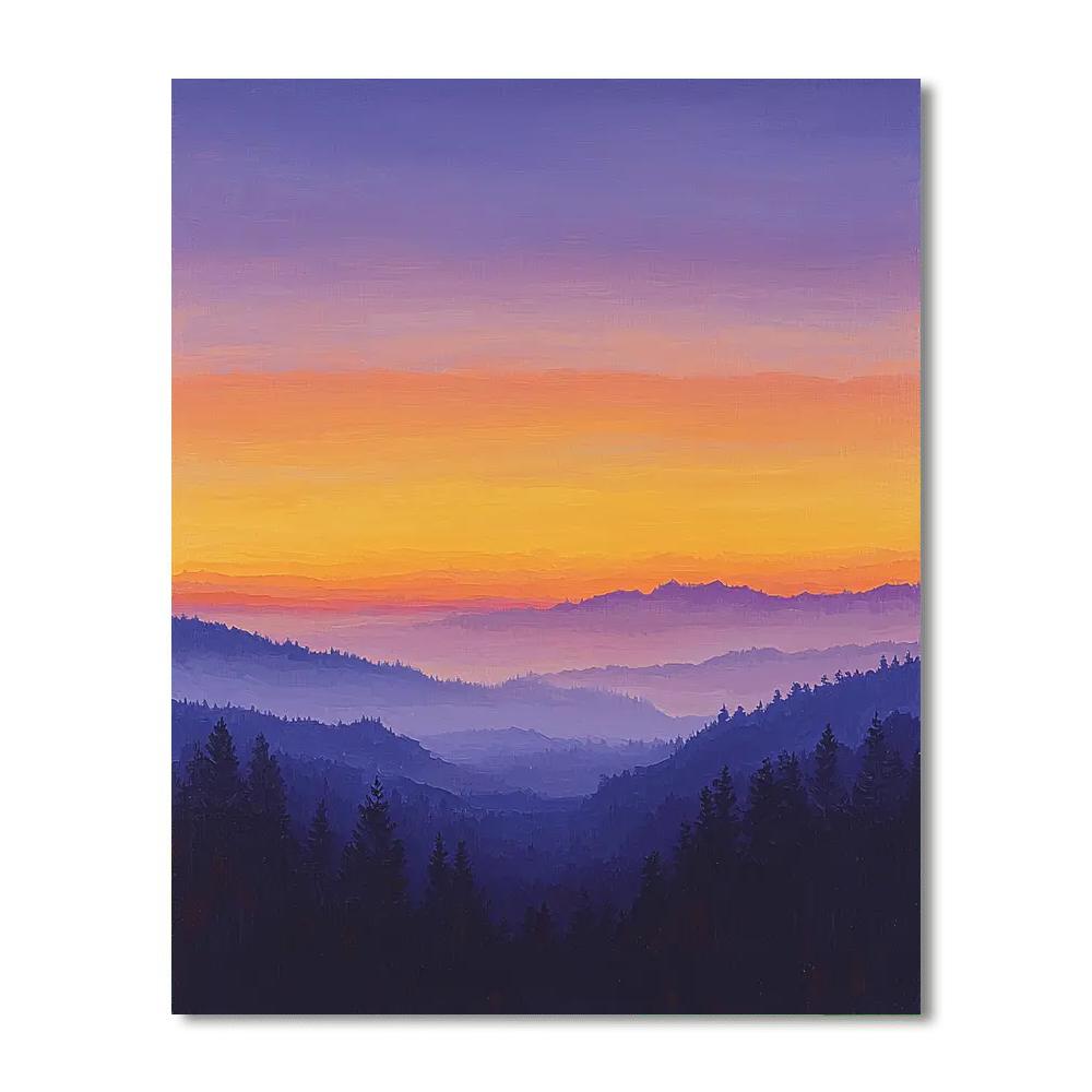 Leonardo Da Vinci Inspired Subtle Twilight  Paint By Numbers