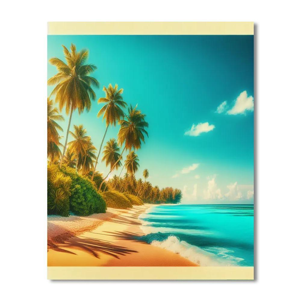 Tropical Island Haven Paint By Number