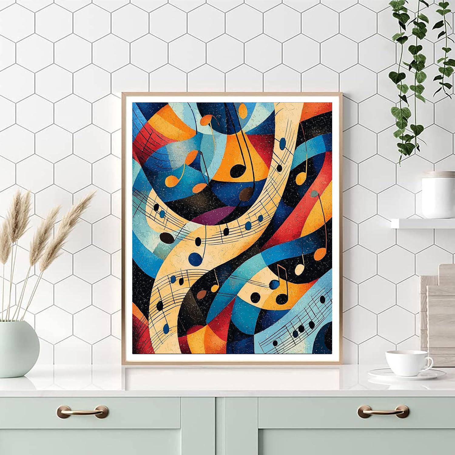 Paul Klee Inspired Harmony Of Echoes  Paint By Numbers