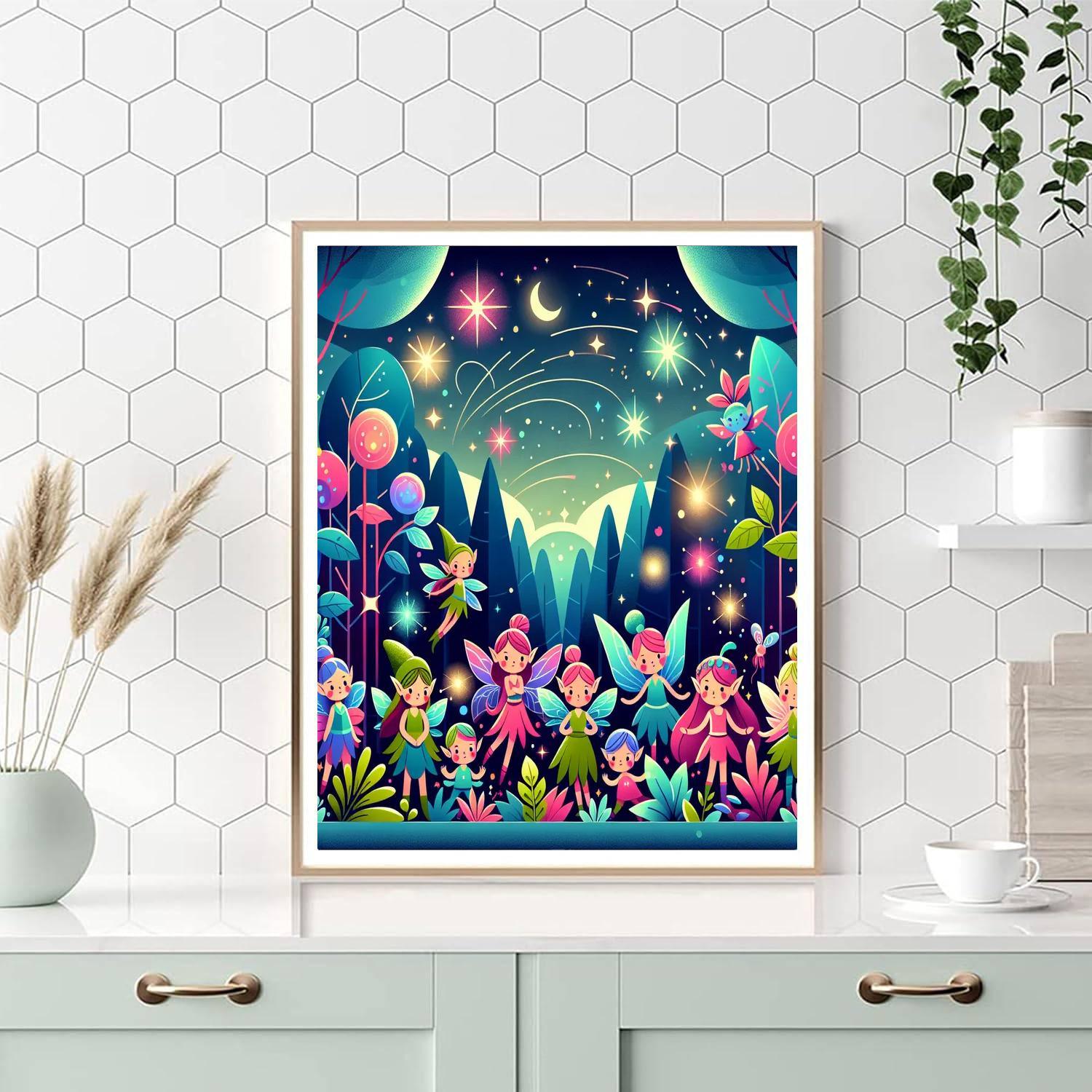 Forest Fantasy World DIY Paint By Numbers