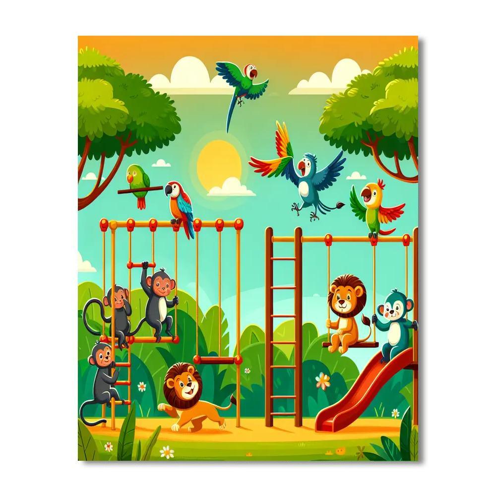 Jungle Gym Explorers Paint By Number