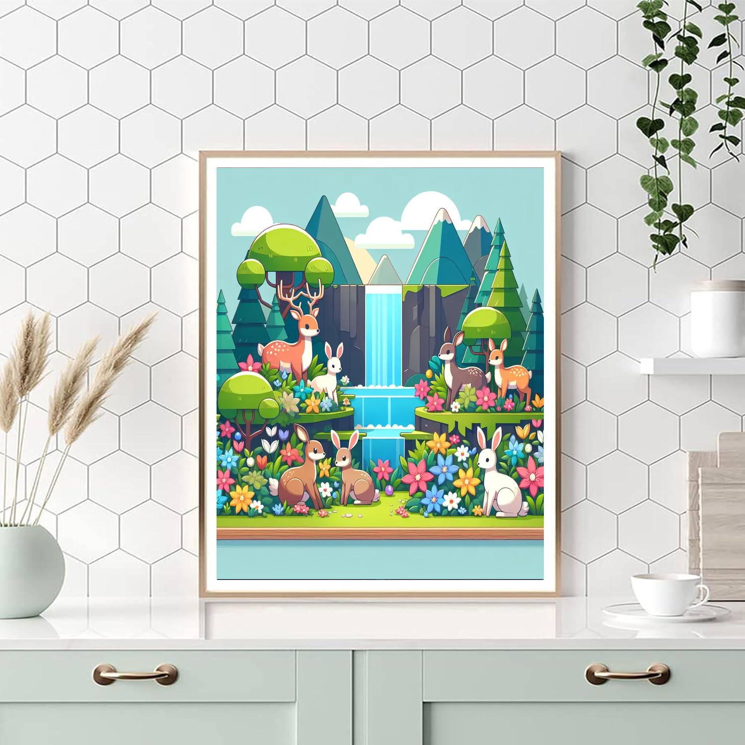 Enchanted Enchanted Wonderland Painting Number Kit