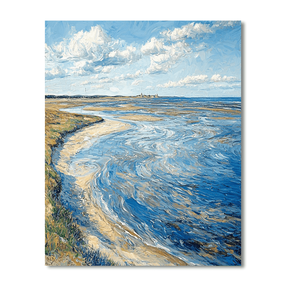 Mont-saint-michel Bay - France Painting By Numbers Kit