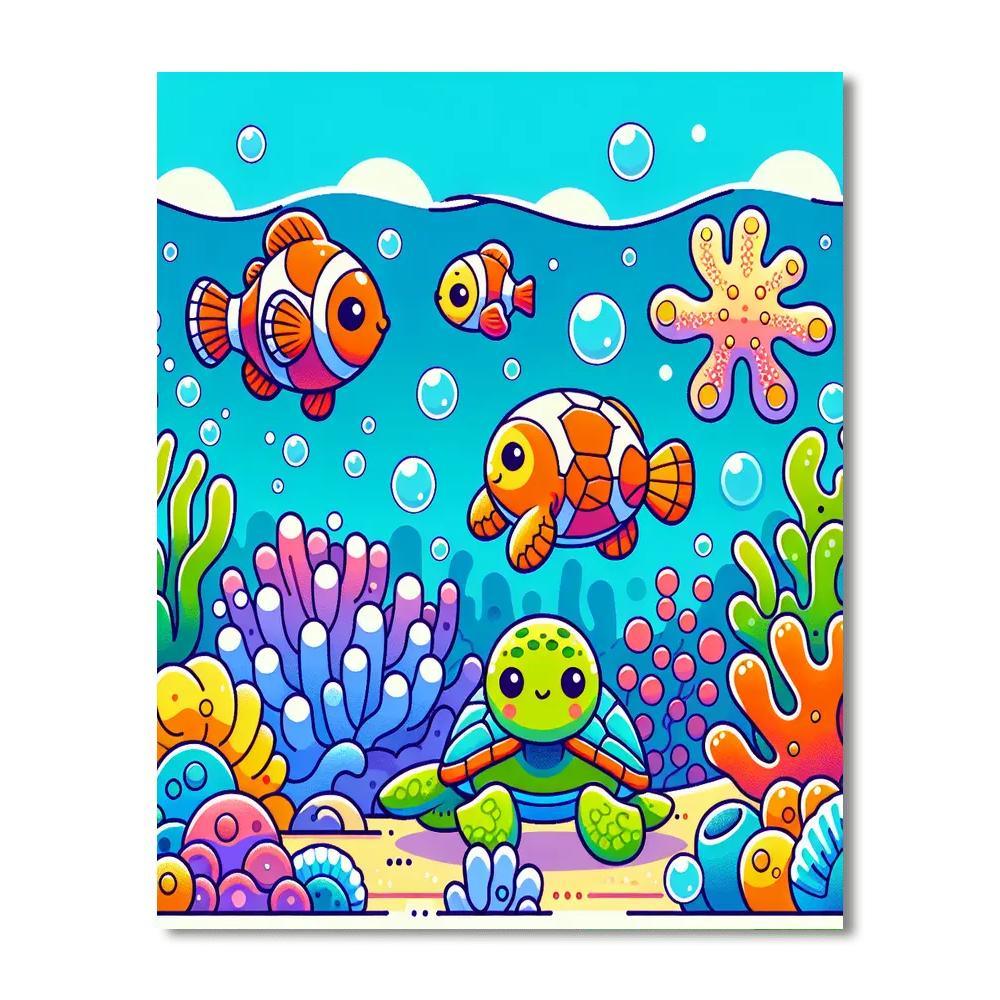 Underwater Kingdom Discovery Paint By Number