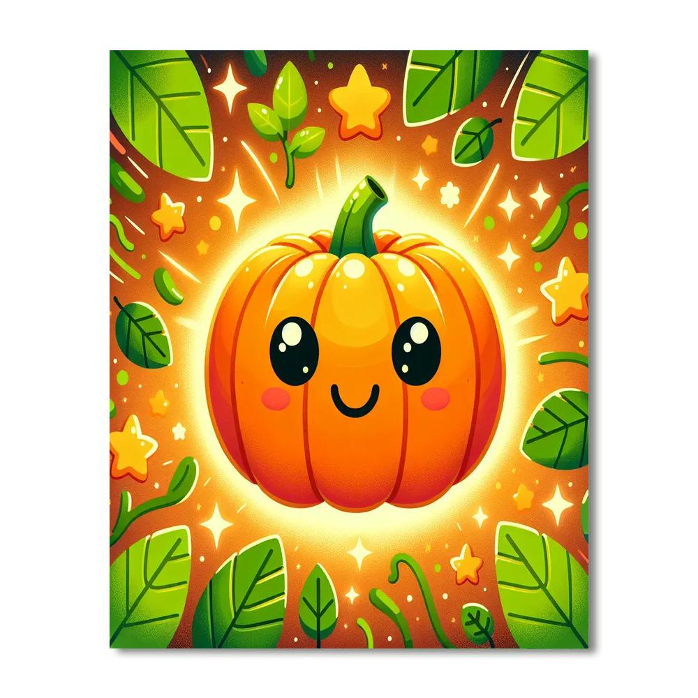 Whimsical Pumpkin Paint By Color