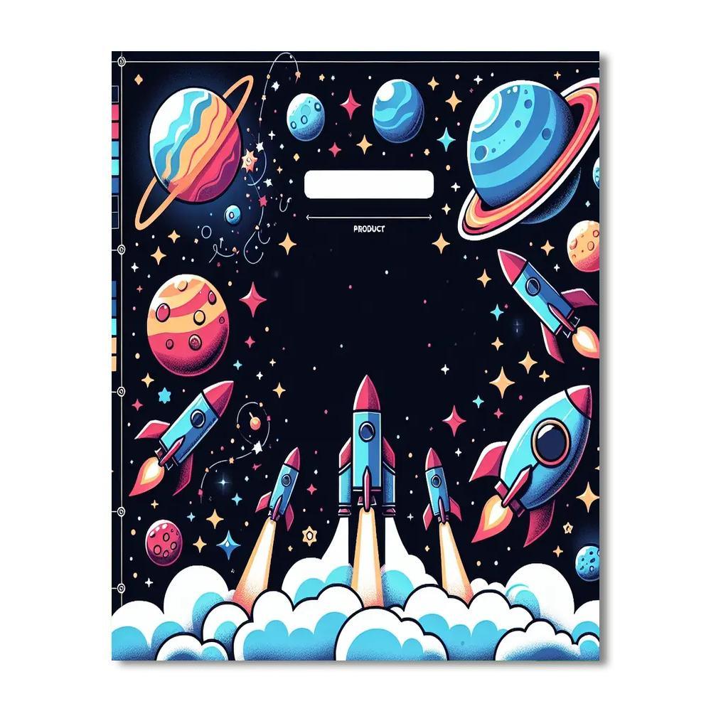 Space Odyssey For Young Astronauts Numbered Painting Kits
