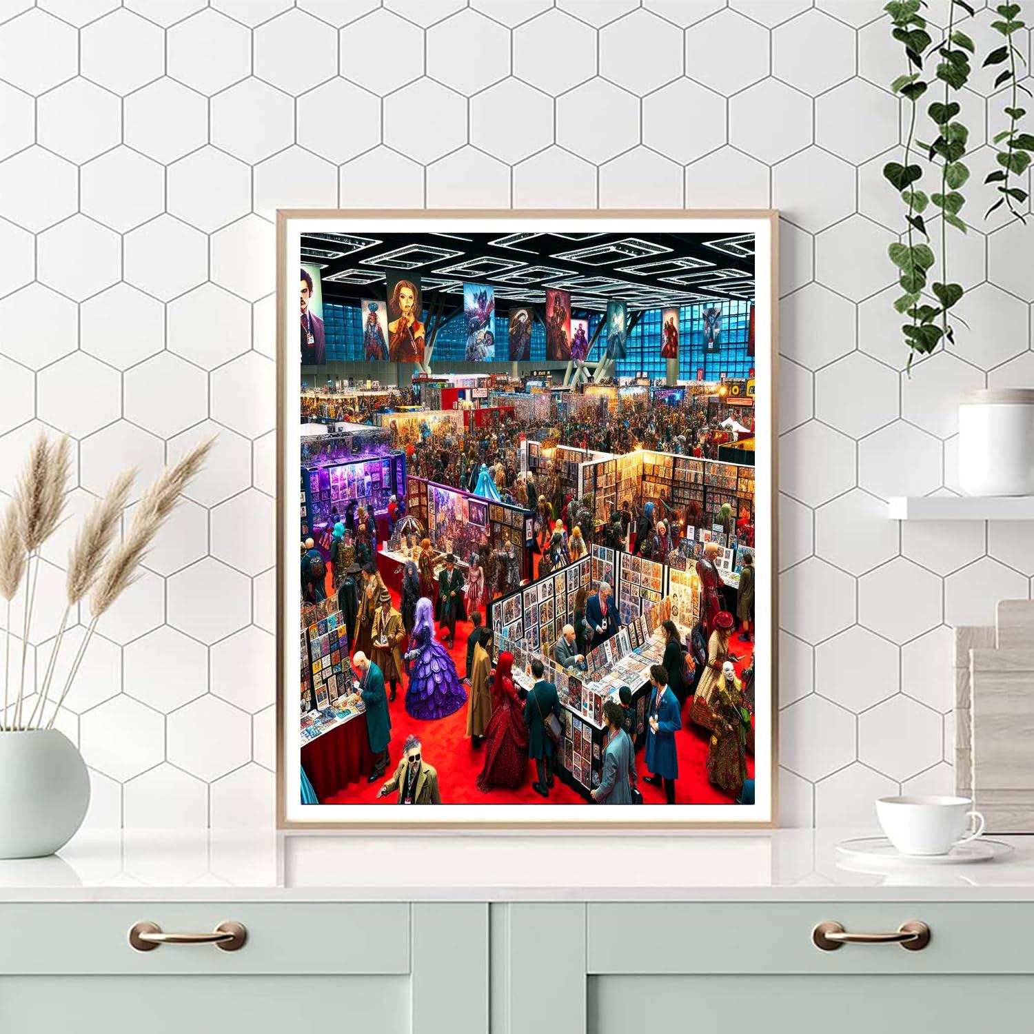 New York Comic Con DIY Paint By Numbers