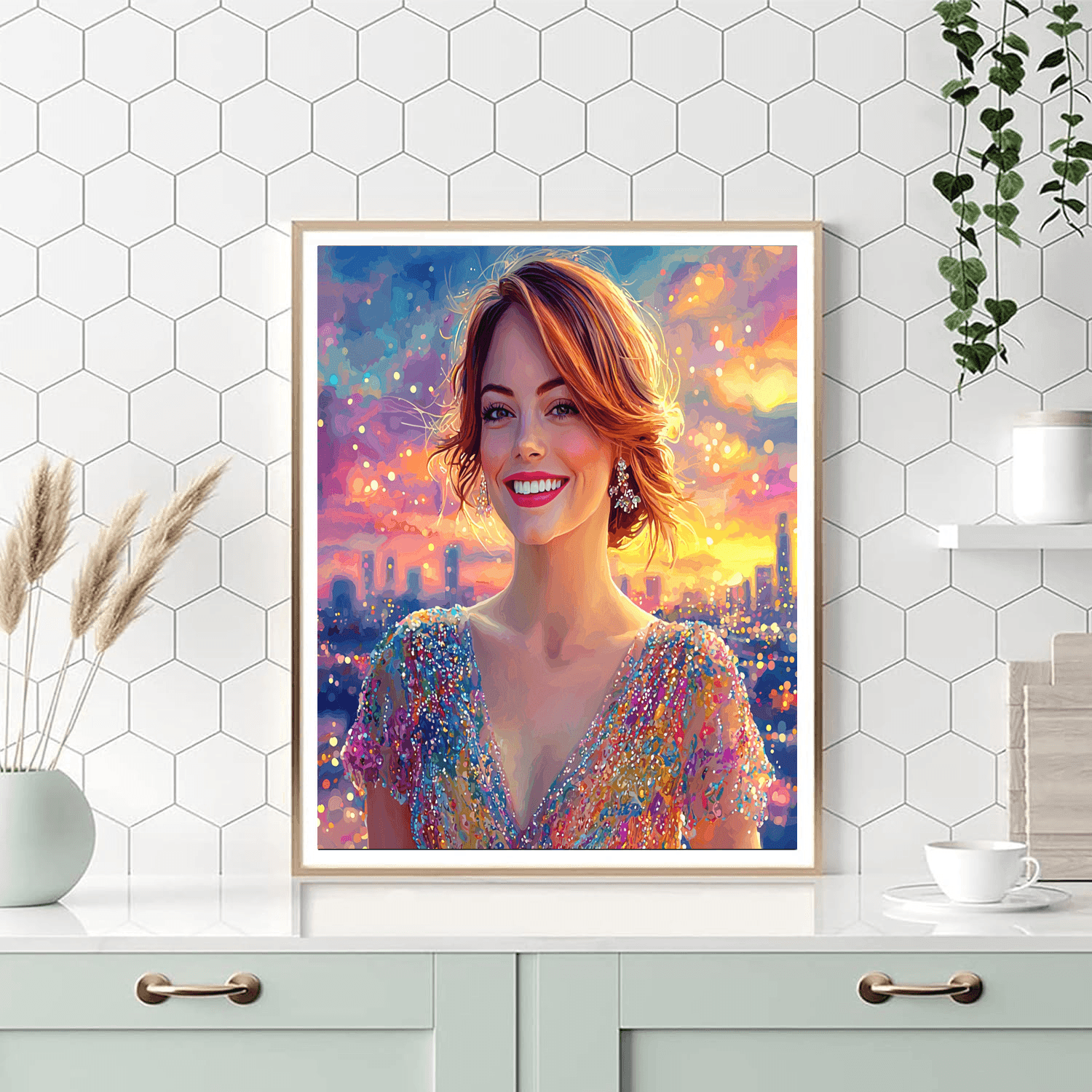 Emma Stone: The Spark Of A La La Land Dream Paint By Number