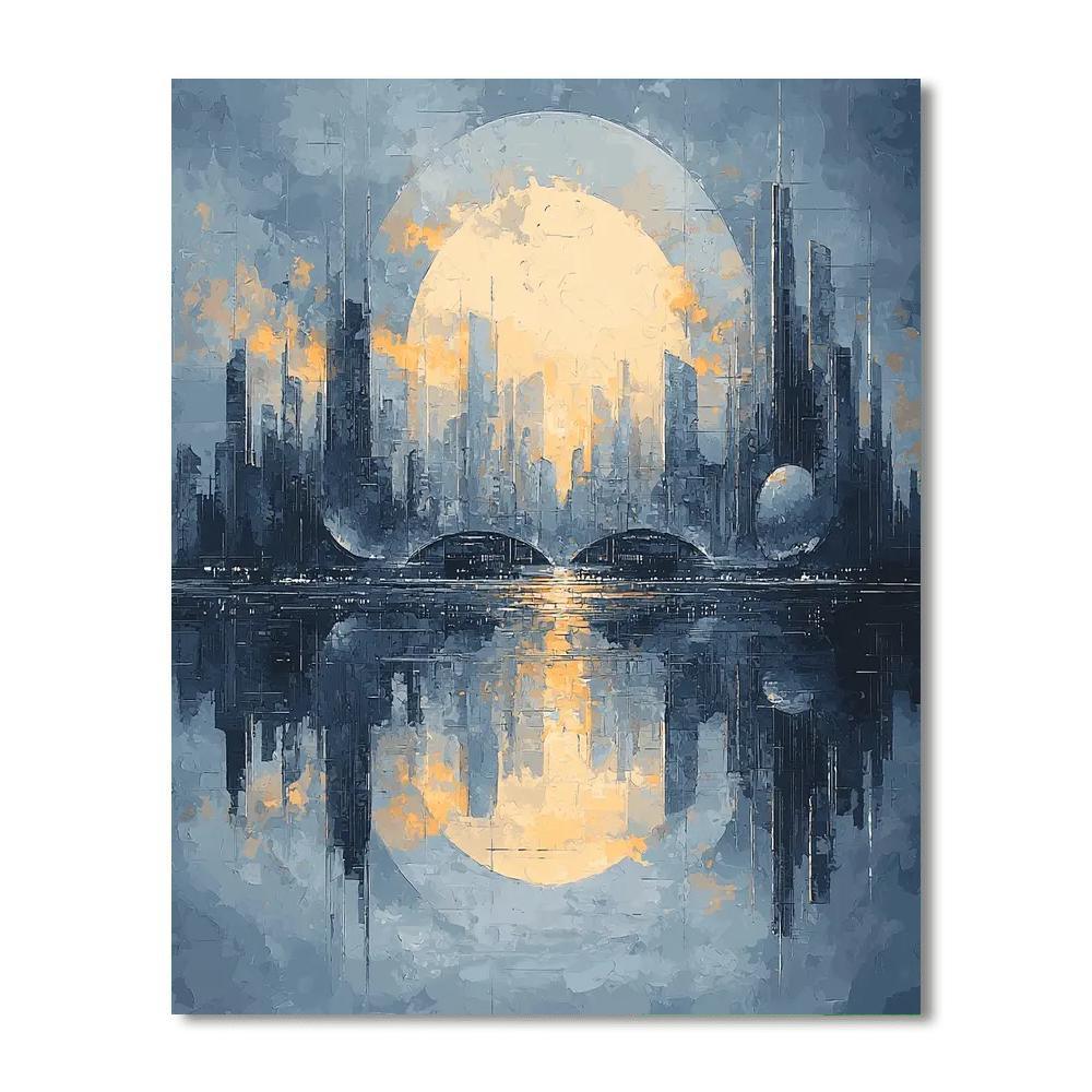 Charles Rennie Mackintosh Inspired Metropolis Of Dreams  Paint By Color