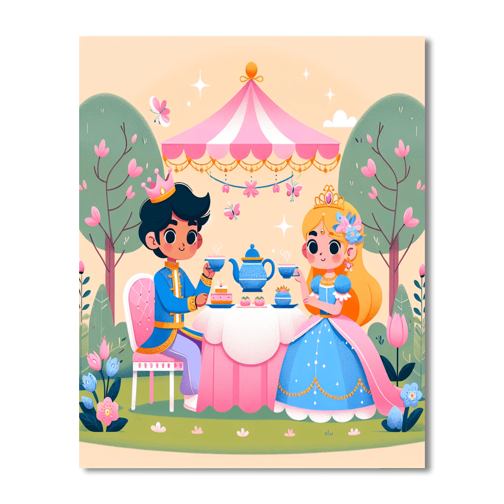 Fairy Tale Tea Party Paint By Color