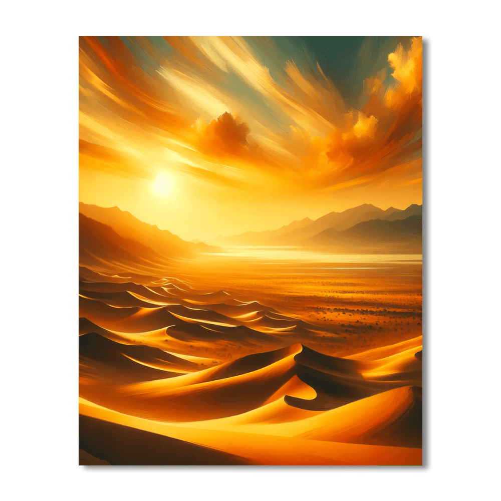 Quiet Desert Dunes Paint By Numbers