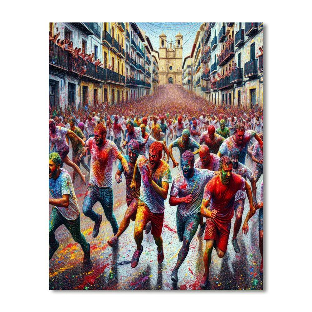 Cascamorras Festival - Guadix, Spain Painting Number Kit