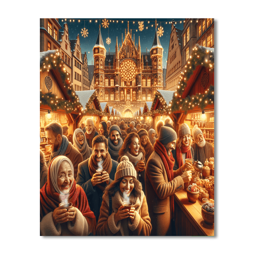 Zagreb Advent DIY Paint By Numbers