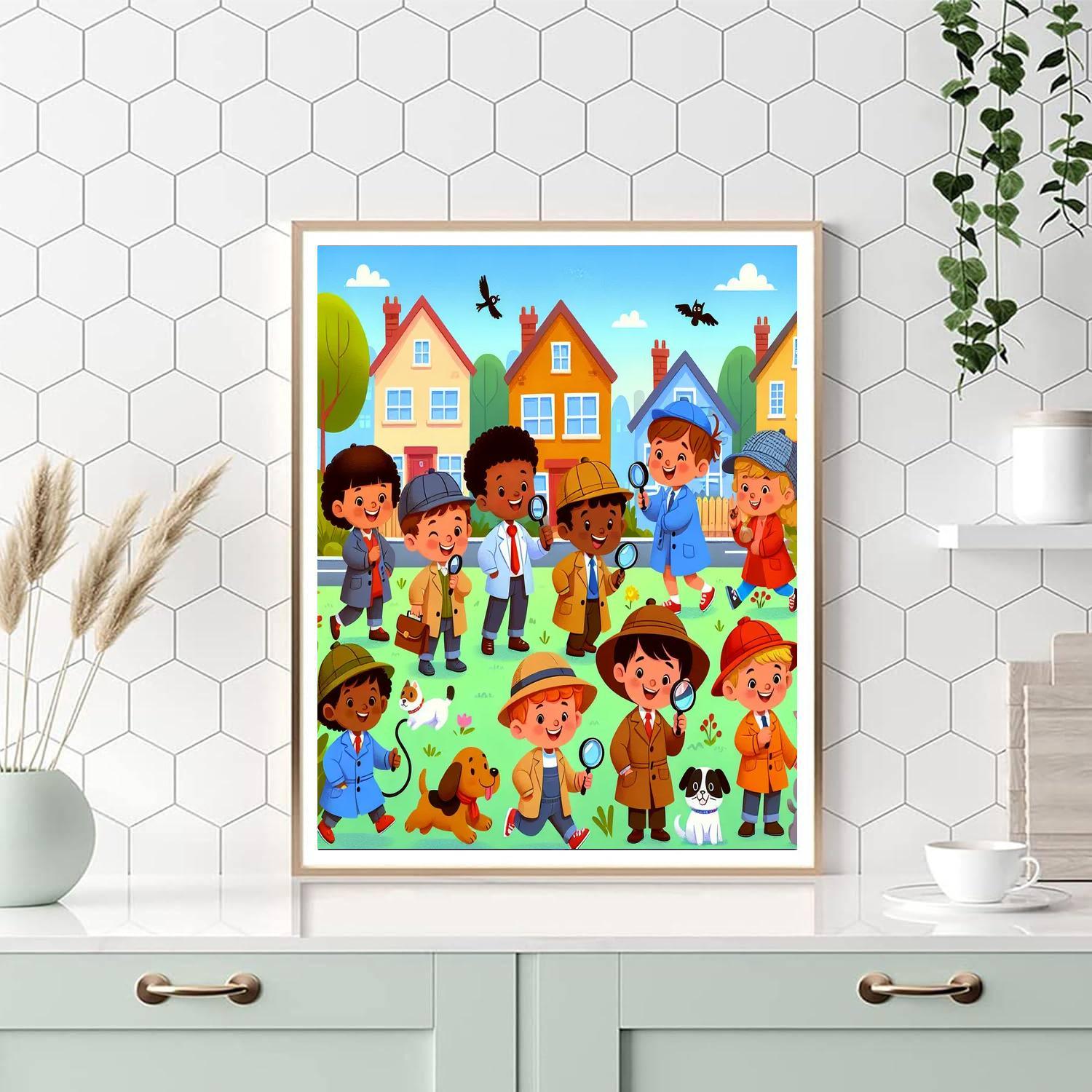 Daring Detectives Painting By Numbers Kit