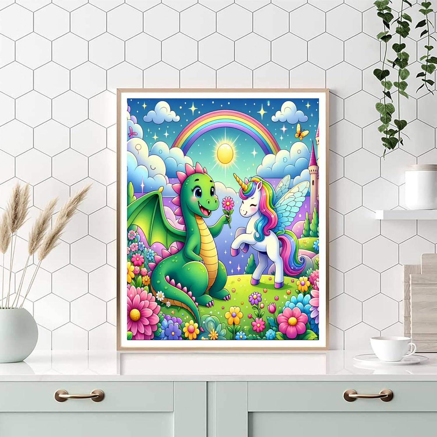 Charming Creature Quest Paint By Numbers Art