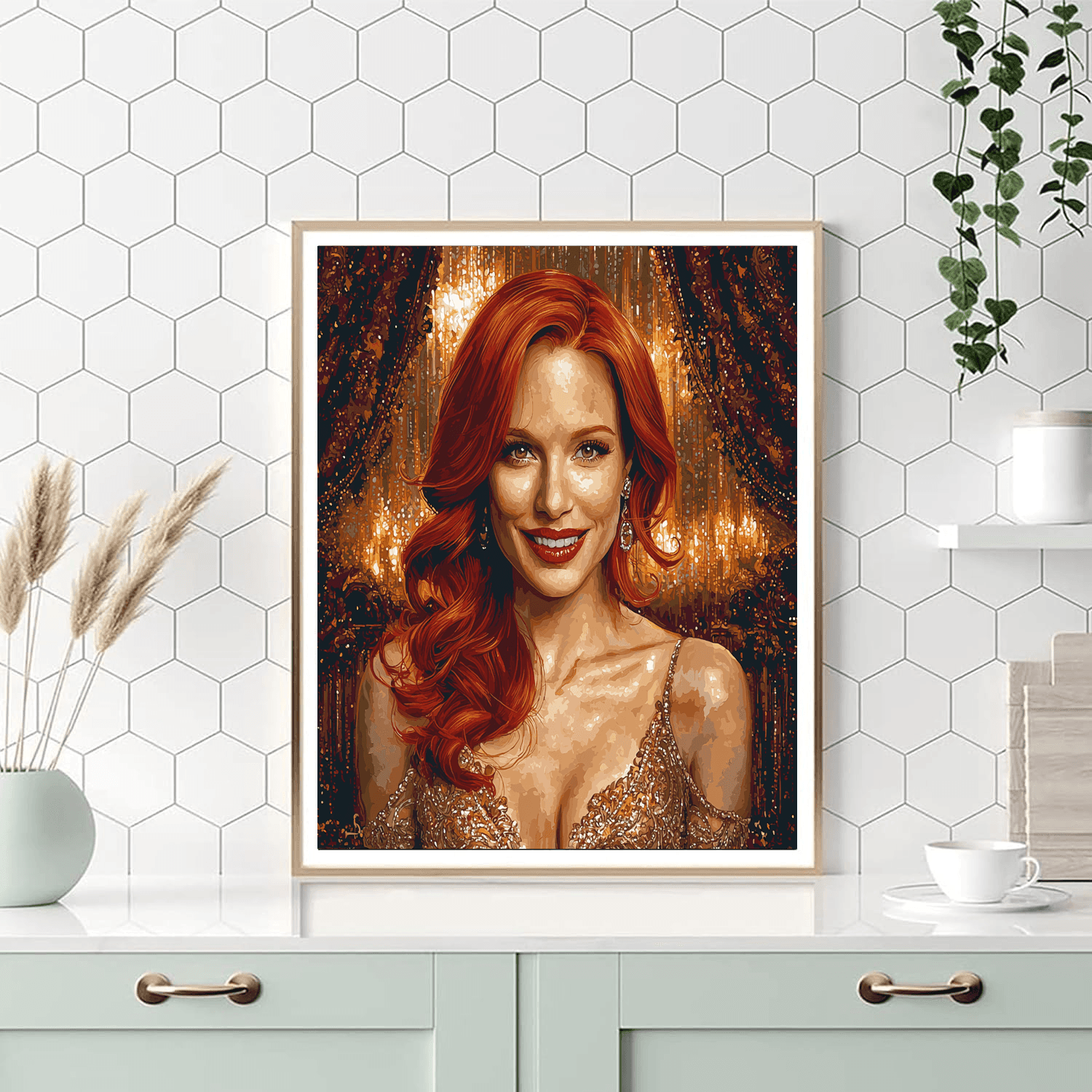 Jessica Chastain: The Fierce Talents Behind The Screen Numbered Painting Kits