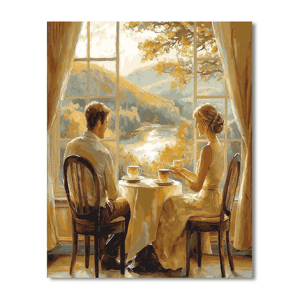 Morning Coffee With Mom Paint By Number