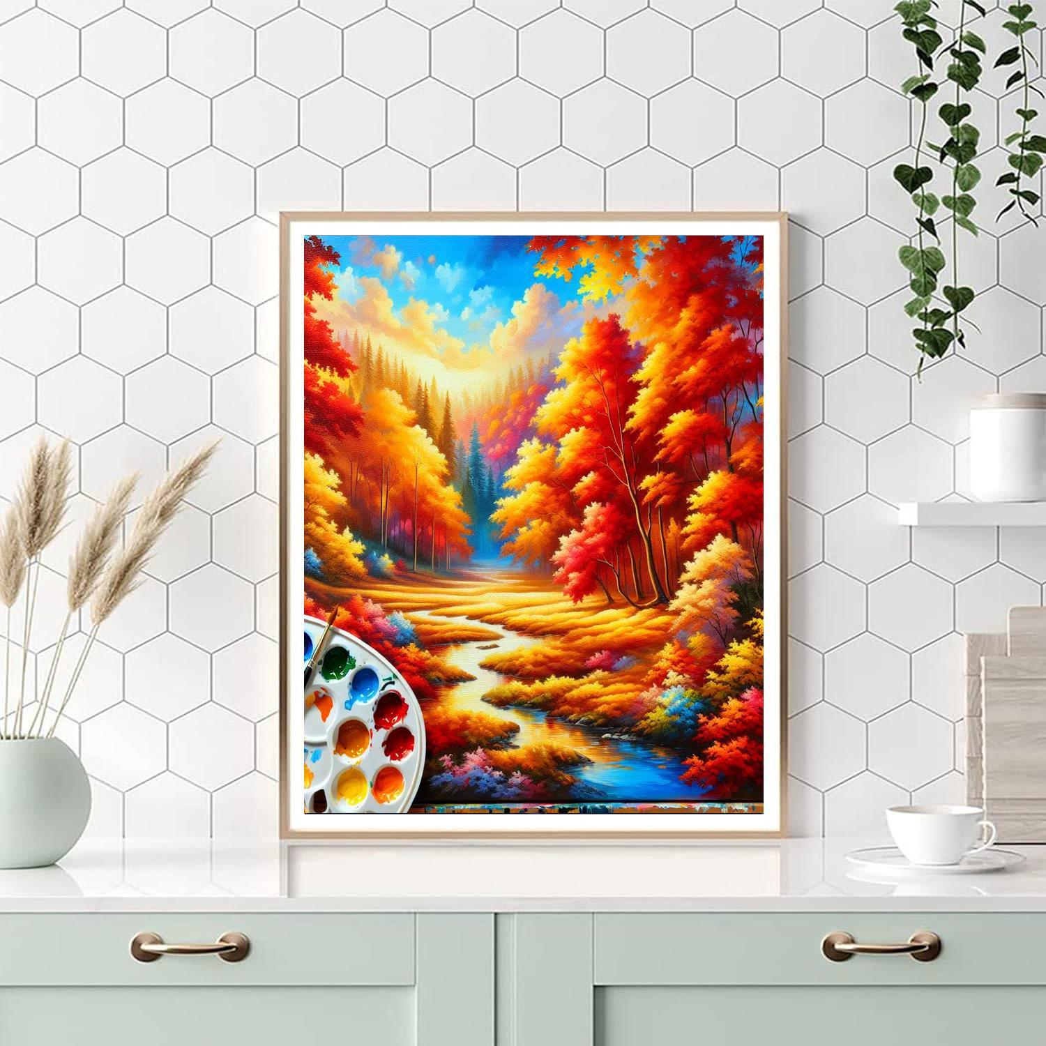 Glorious Autumn Leaves Paint By Color