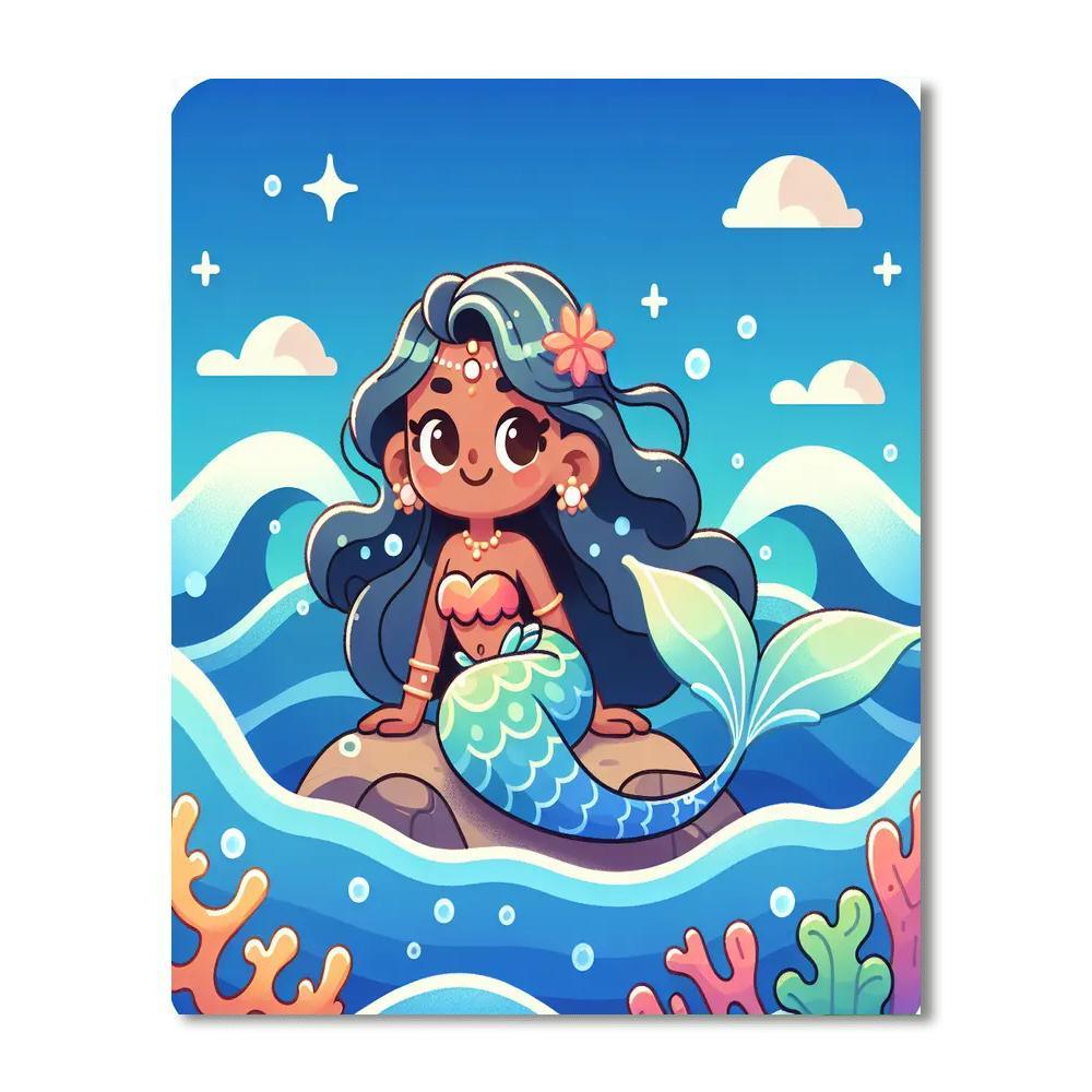 Underwater Mermaid Dreams Paint By Color